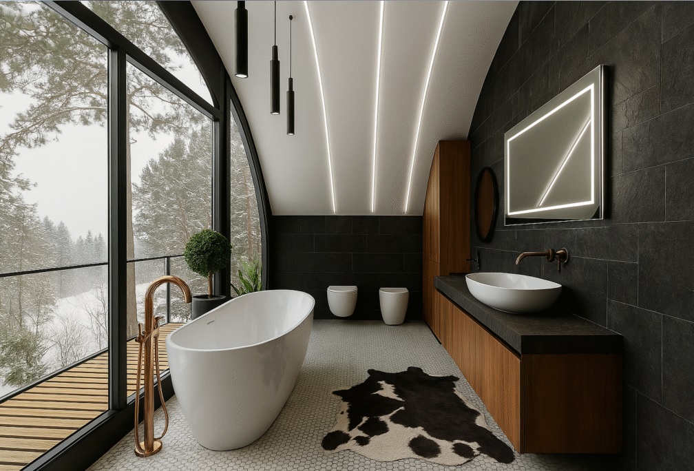 Luksusowa łazienka - projekt CREO