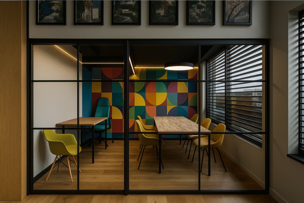 Salon z aneksem - projekt CREO